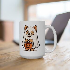Cute Halloween Dog Mug